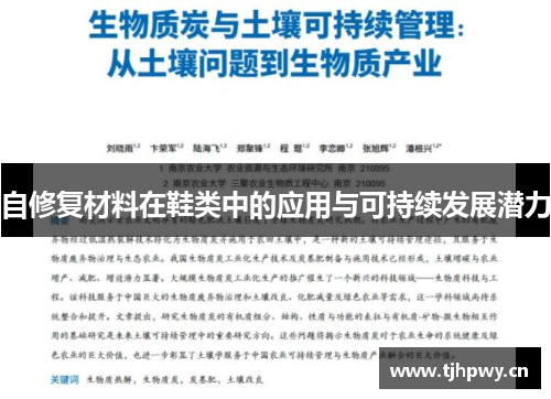 自修复材料在鞋类中的应用与可持续发展潜力